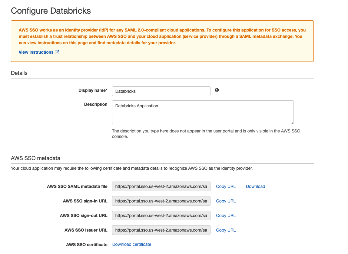 配置Databricks應用