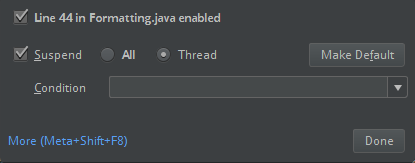 IntelliJ線程