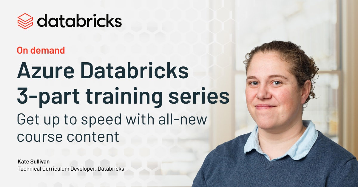 Azure Databricks 3部分培訓係列