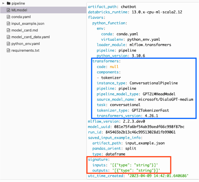 MLflow拉自動元數據模型