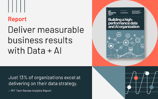磚/麻省理工學院的報告:交付可衡量的業務結果與數據+人工智能